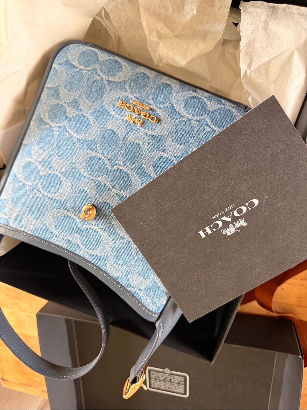 Coach Hadley Convertible Crossbody Bag
In Signature Denim - Picture 7 of 9